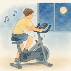 雨の日のサイクルチャレンジ