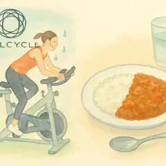 フィットネスとグルメの午後