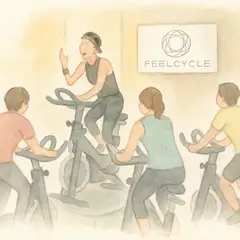会社の後はFEELCYCLEでリフレッシュ